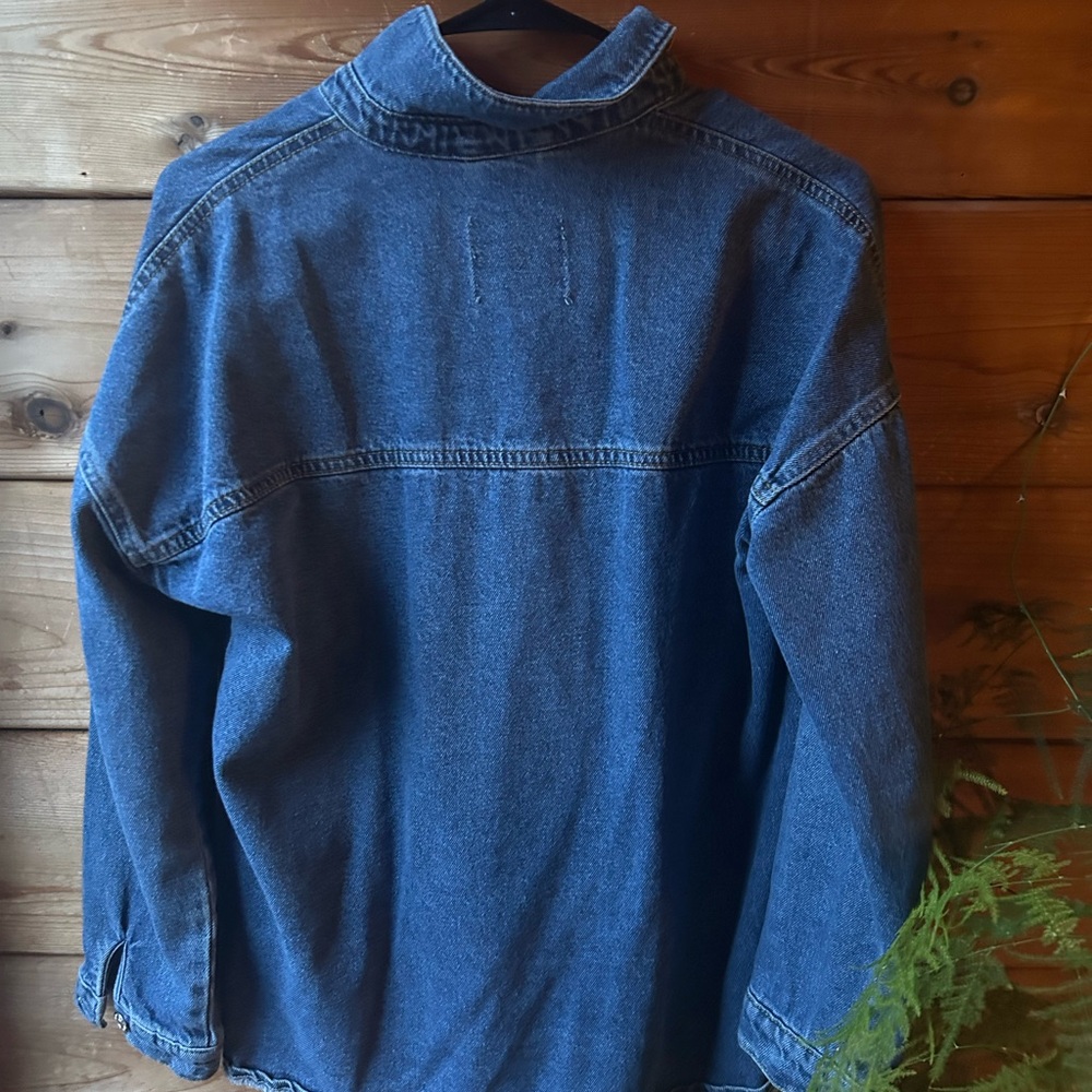Denim Button-Up Jacket - Picture 3 of 3